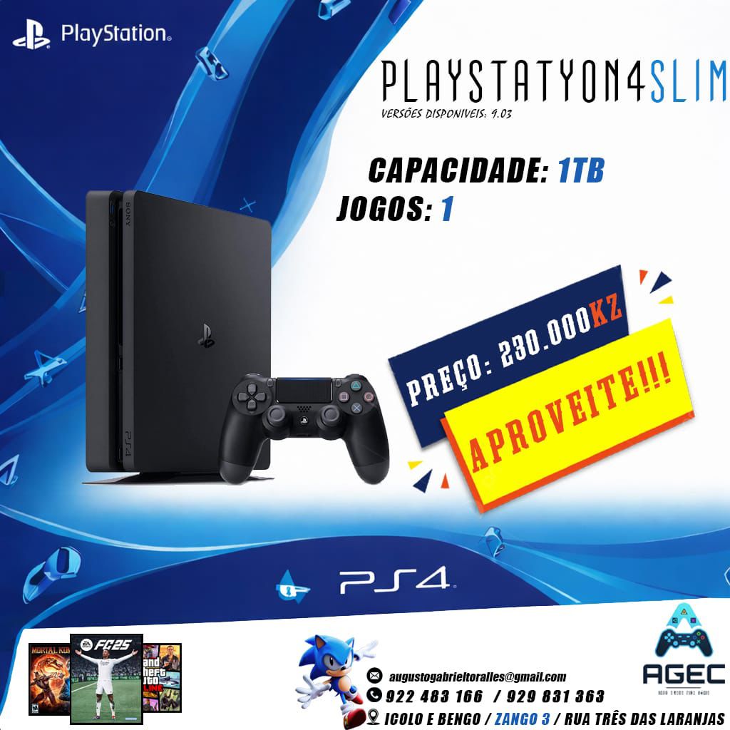 Playstation 4 Slim - AGEC